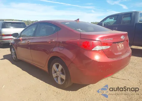 2013 Hyundai Elantra Gls z USA, uszkodzony, nr VIN 5NPDH4AE1DH334770